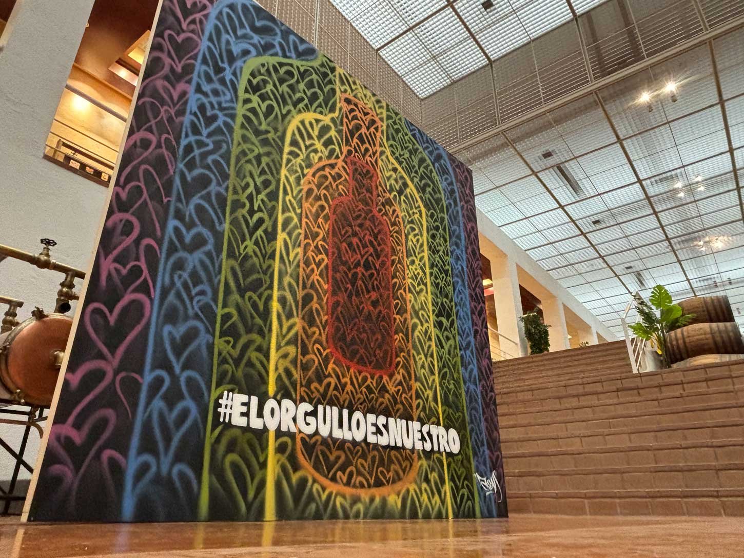 Murales en almacenes y fábricas