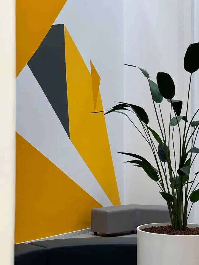mural interior decorativo