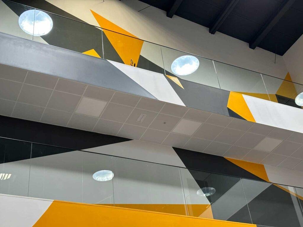 mural interior en oficinas
