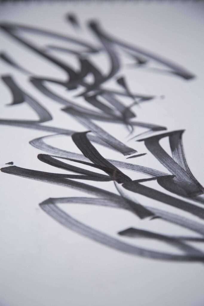 Mural con letras graffiti tag personalizadas