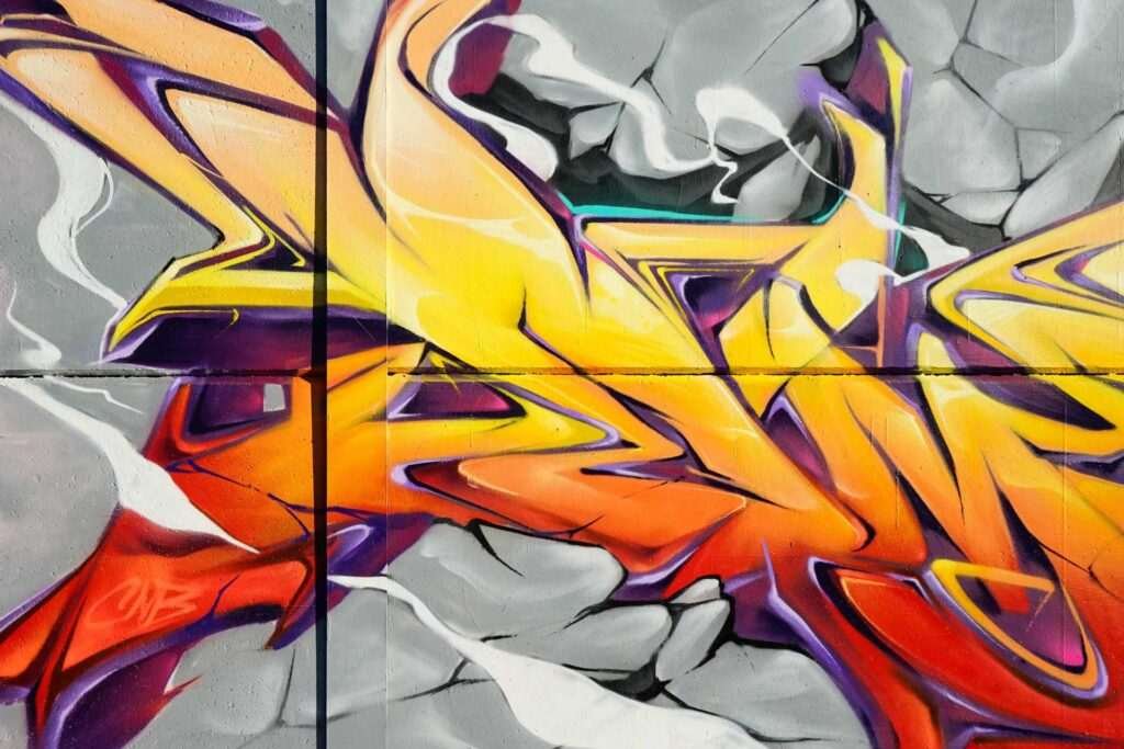 Mural Graffiti juggernaut
