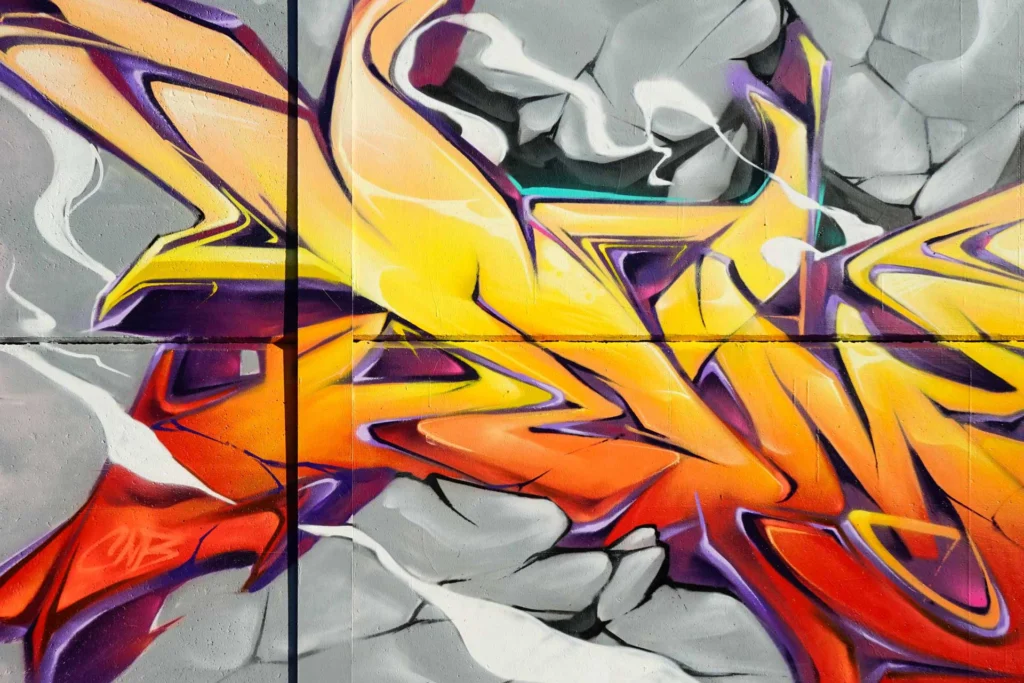 Mural Graffiti juggernaut