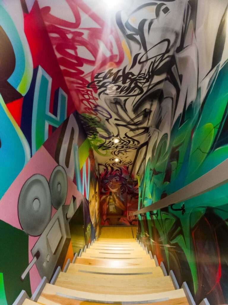 mural en techo para particular