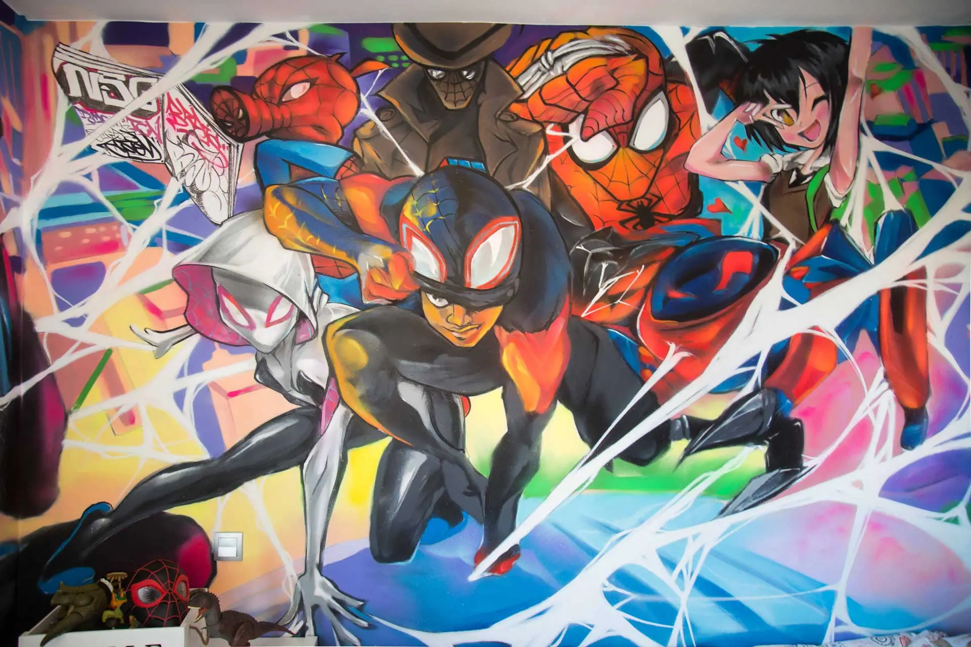 Mural interior para pasillos aulas y espacios educativos