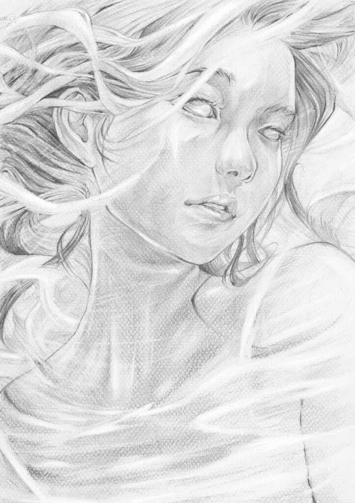 Ilustración personalizada inspirada en versos poéticos
