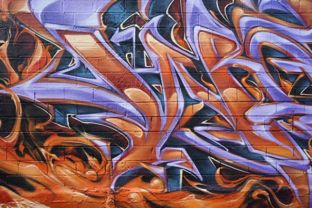 graffiti 3D wildstyle con letras en relieve