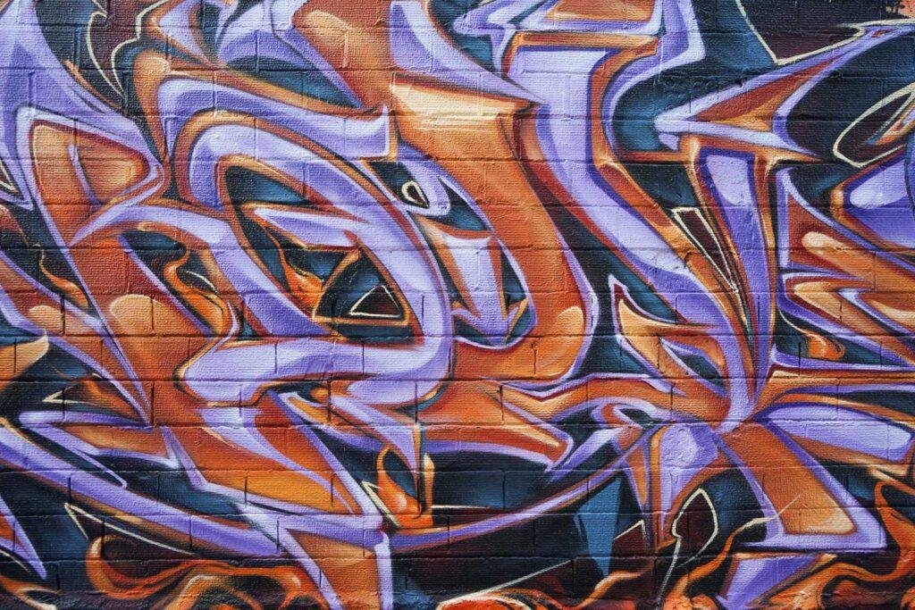 graffiti 3D wildstyle con letras en relieve
