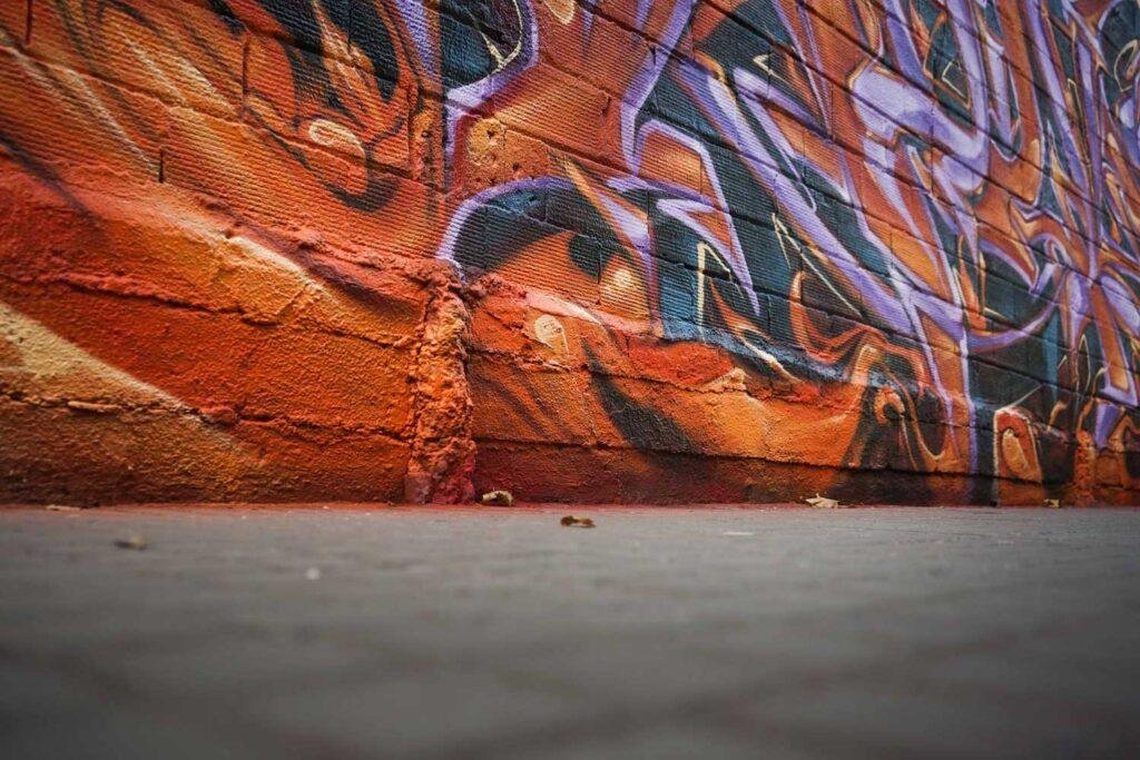 graffiti 3D wildstyle con letras en relieve