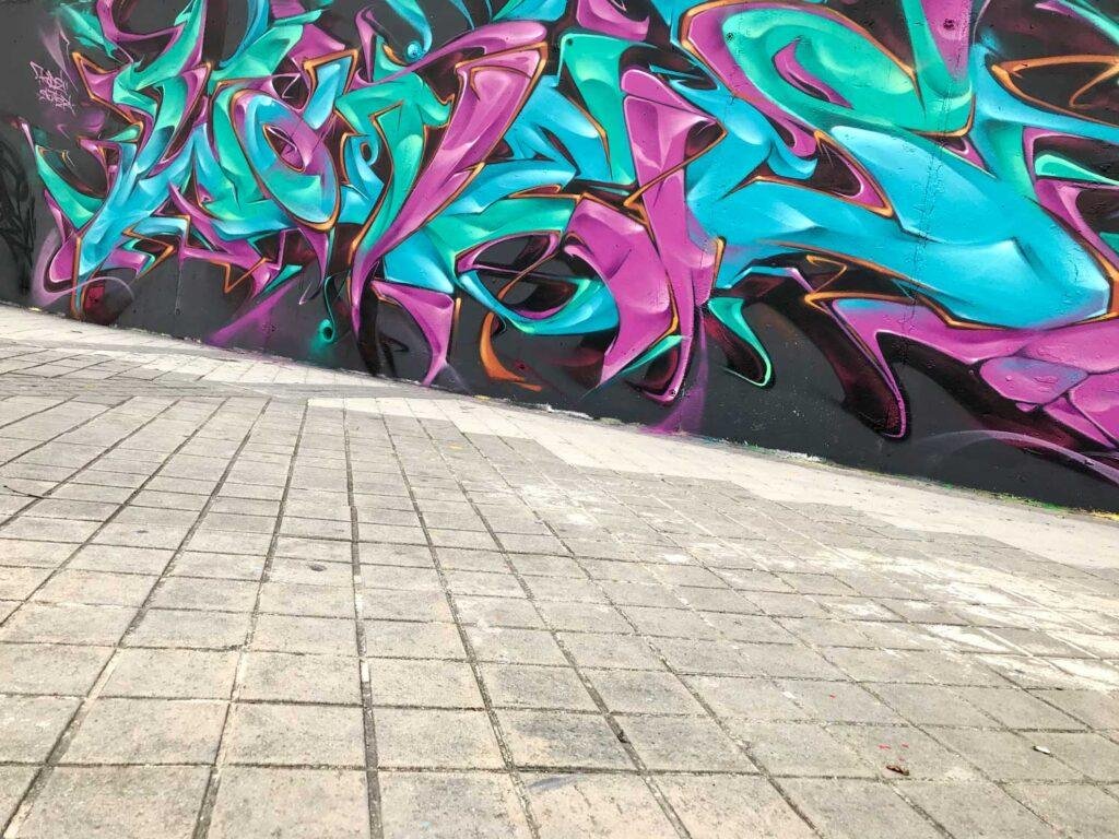 Graffiti 3D wildstyle en gran formato