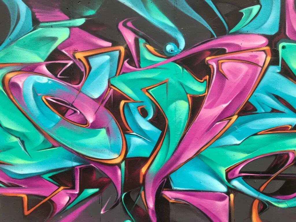 Graffiti 3D wildstyle en gran formato