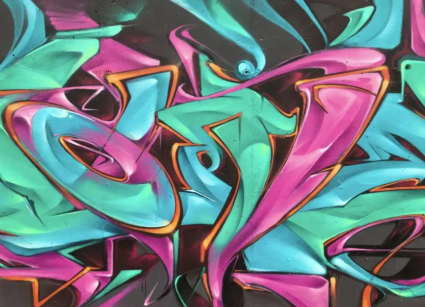 Graffiti 3D wildstyle en gran formato