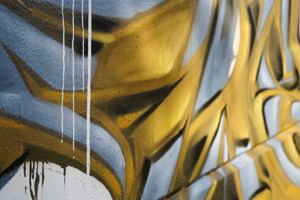 Mural 3D wildstyle con colores vibrantes