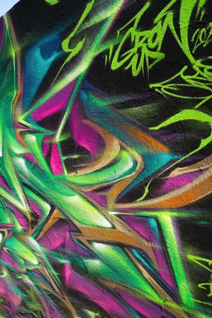 Graffiti 3D Verde Valencia