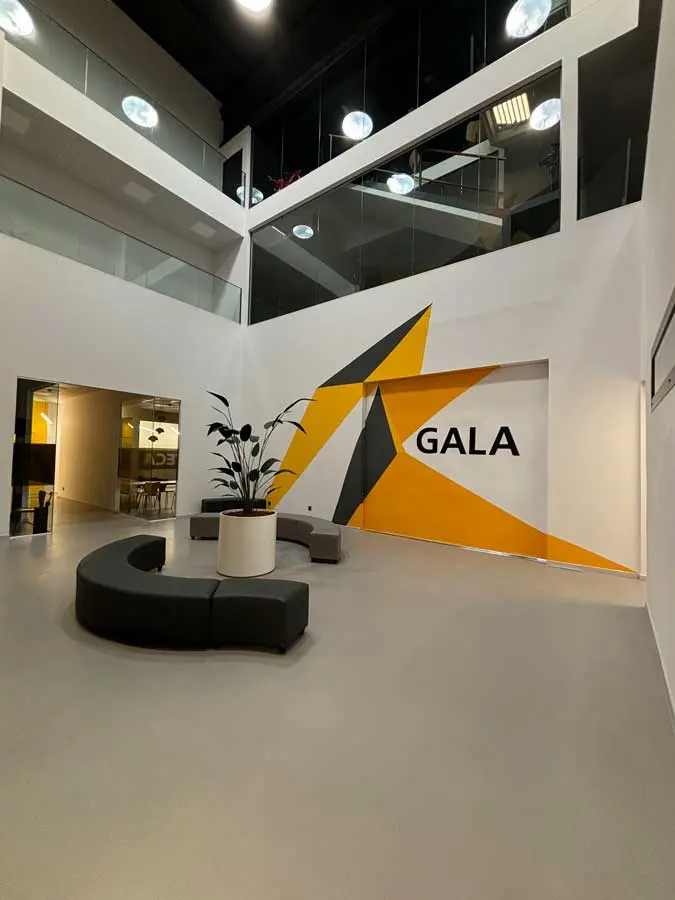 mural interior en oficinas