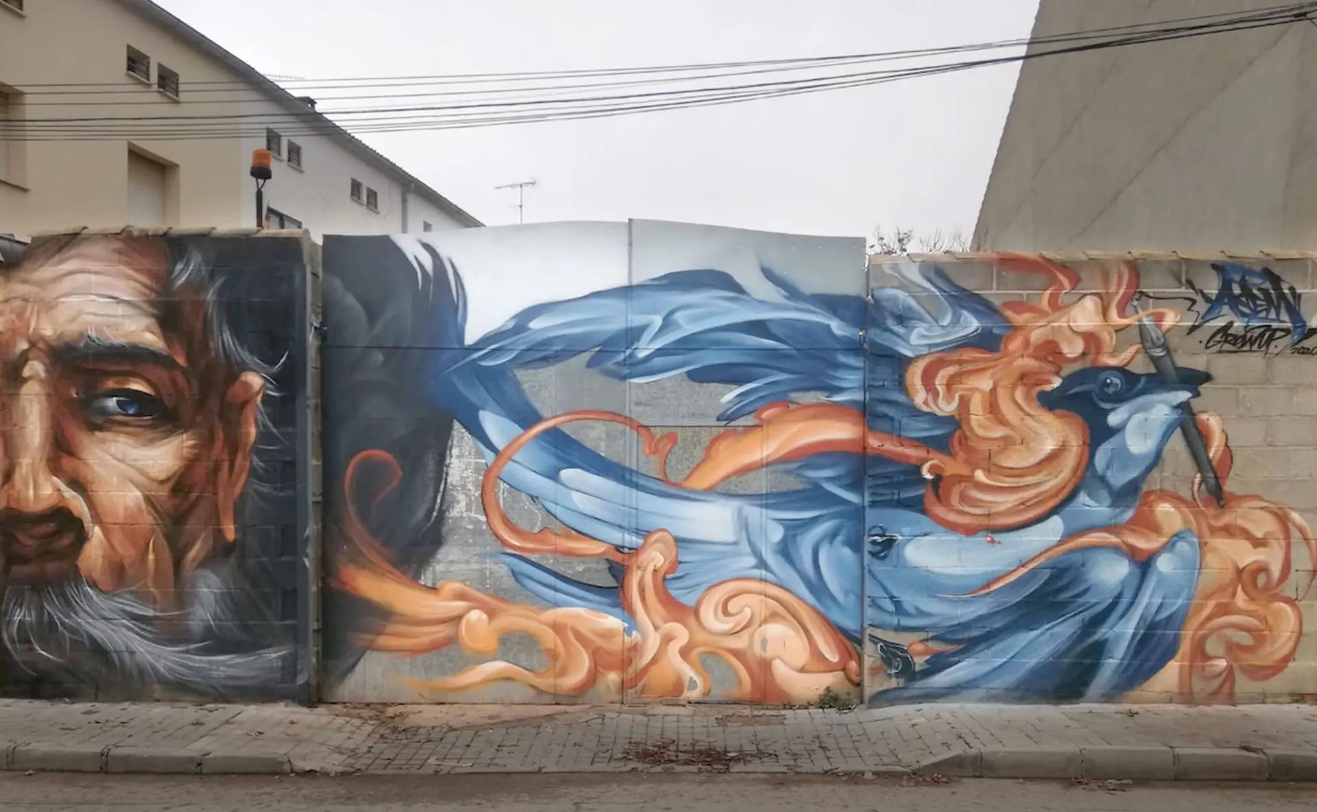Mural de Don Quijote como referencia para murales profesionales en Toledo