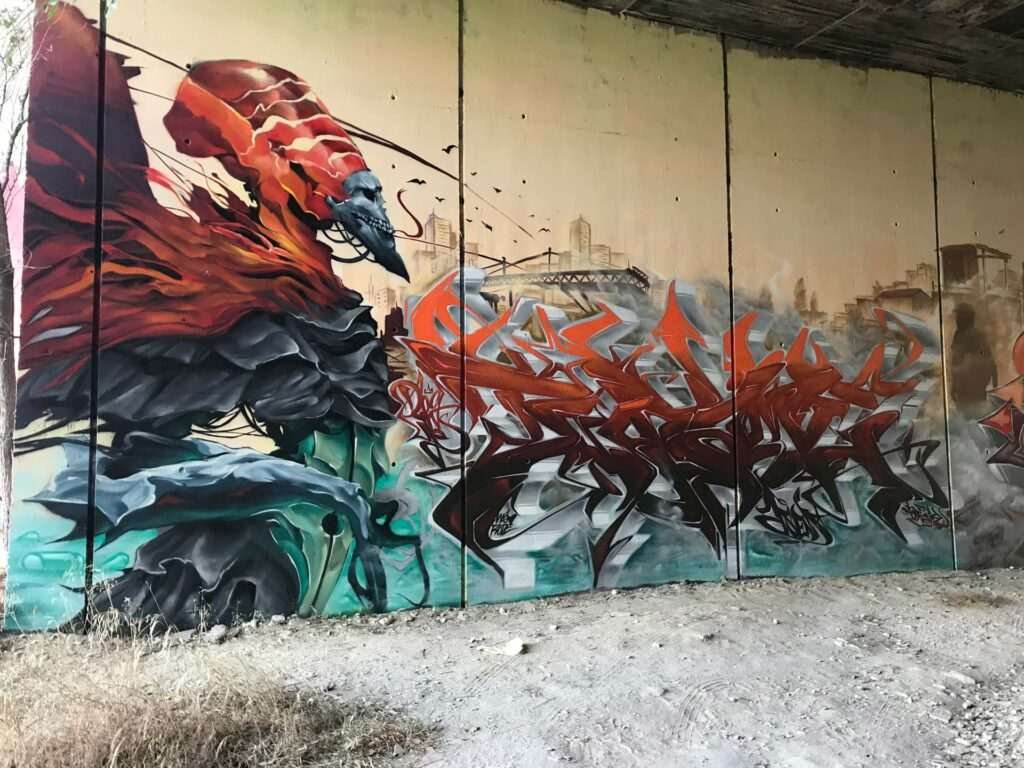 Mural Graffiti Faraon