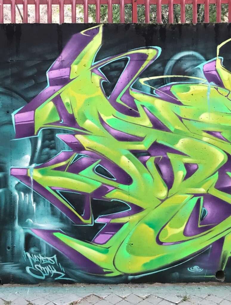 Mural Graffiti lizard spiderman