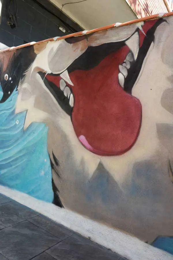mural en clinica veterinaria