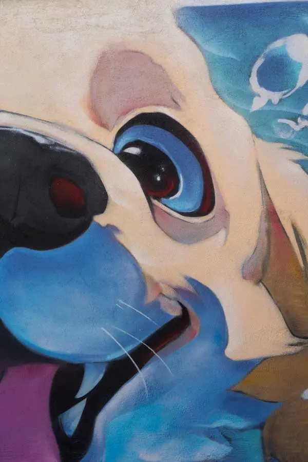 mural en clinica veterinaria
