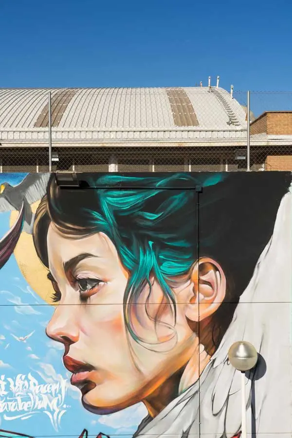 Ejemplo de mural profesional para proyectos en Valencia