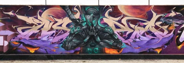 Mural Graffiti NINJA GAIDEN