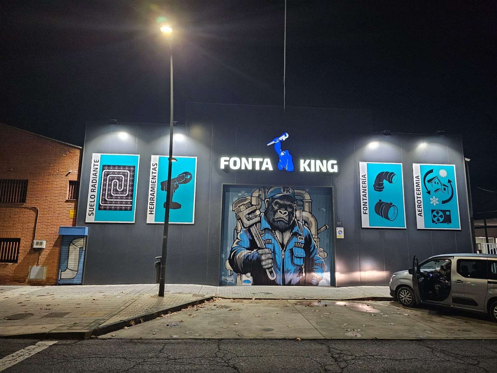 Mural para naves y fábricas industriales