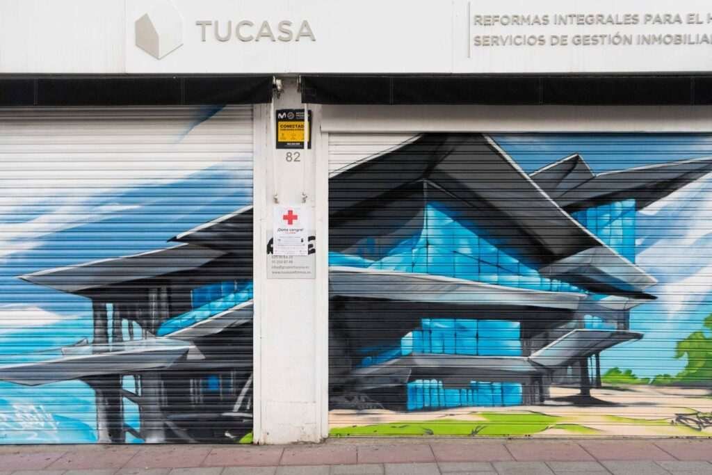 Murales en inmobiliarias