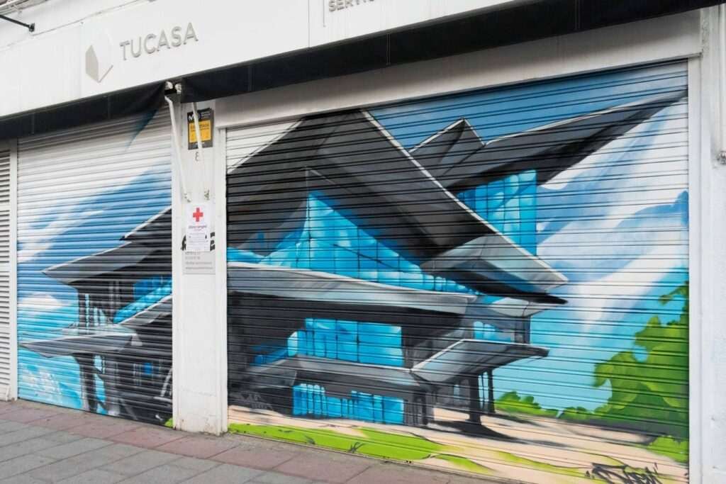 Murales en inmobiliarias