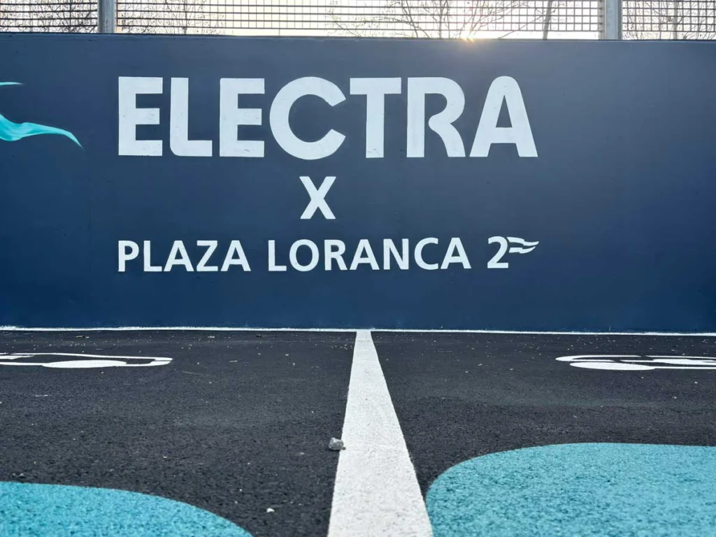 mural graffiti en parking