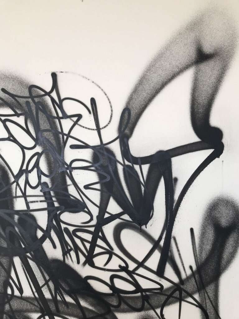 Graffiti tag personalizado con nombre en estilo libre