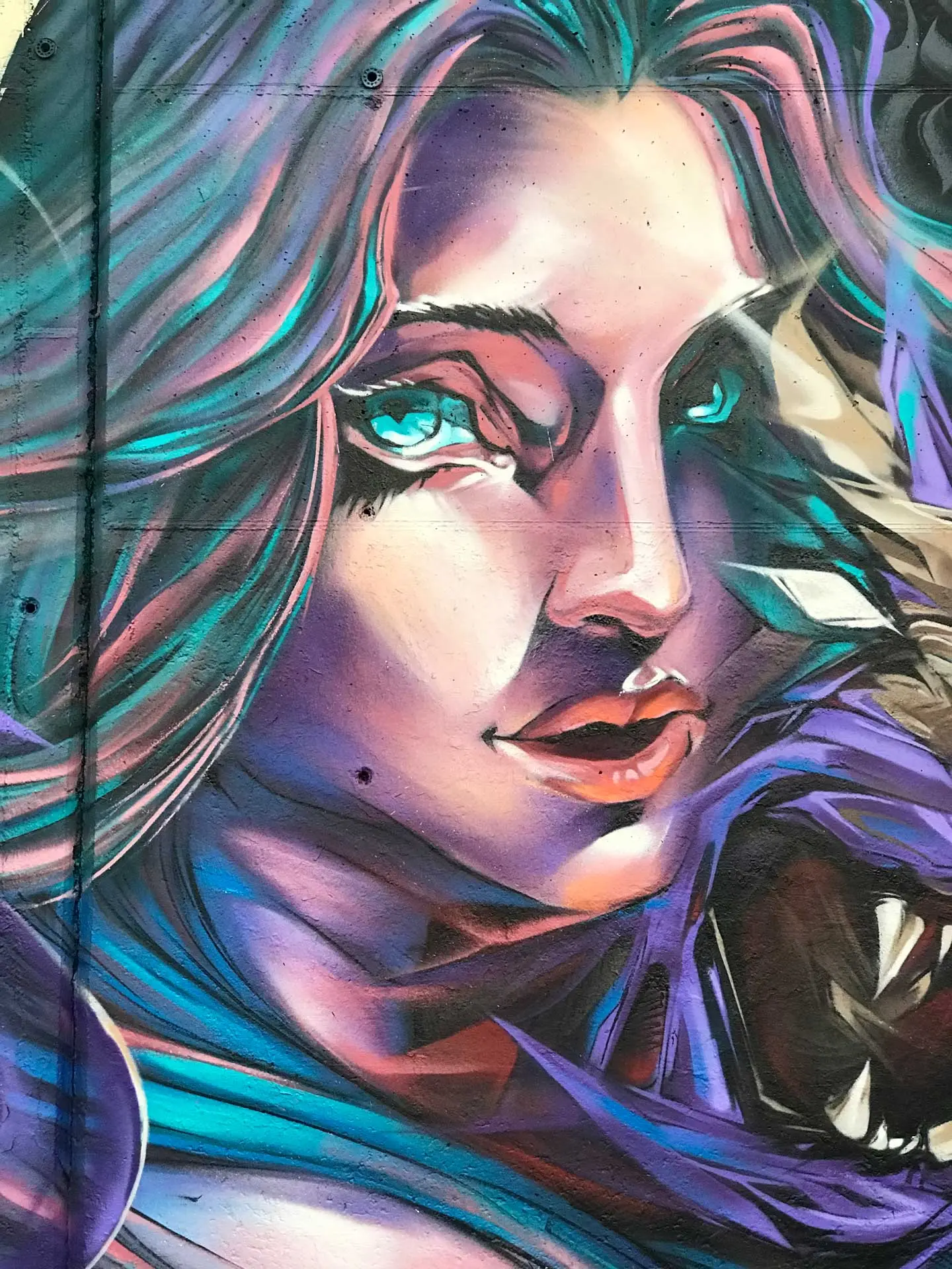 Wild Beauty — Mural colegio Madrid