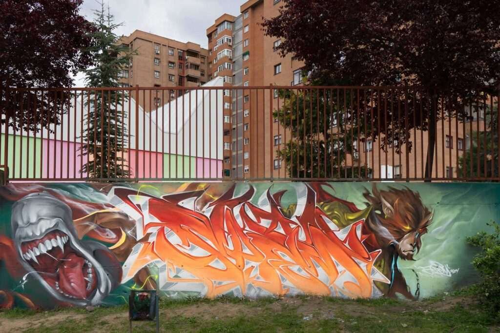 Mural Graffiti mono