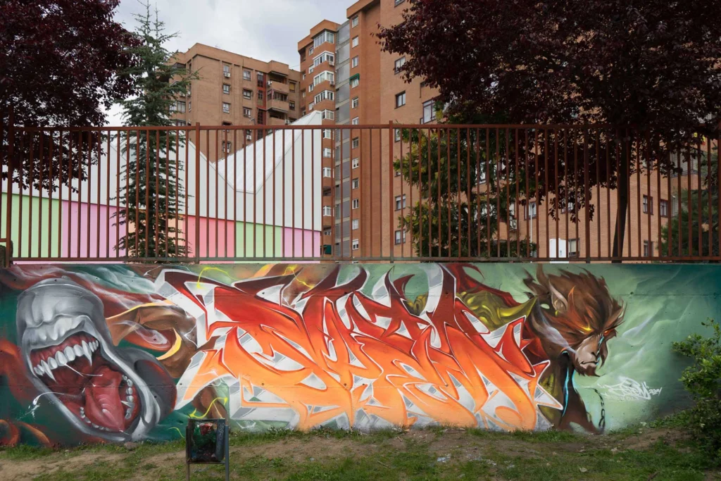 Mural Graffiti mono
