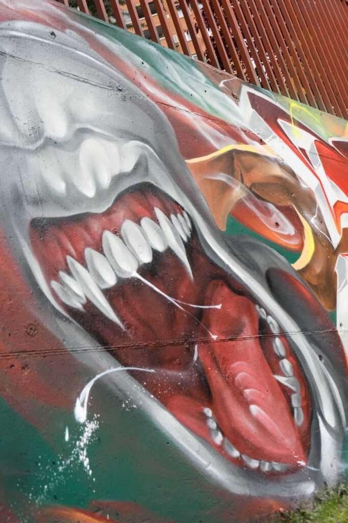 Mural Graffiti mono