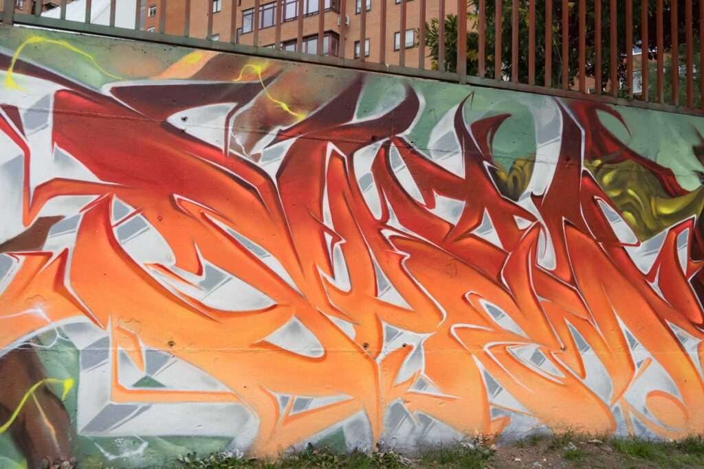 Mural Graffiti mono