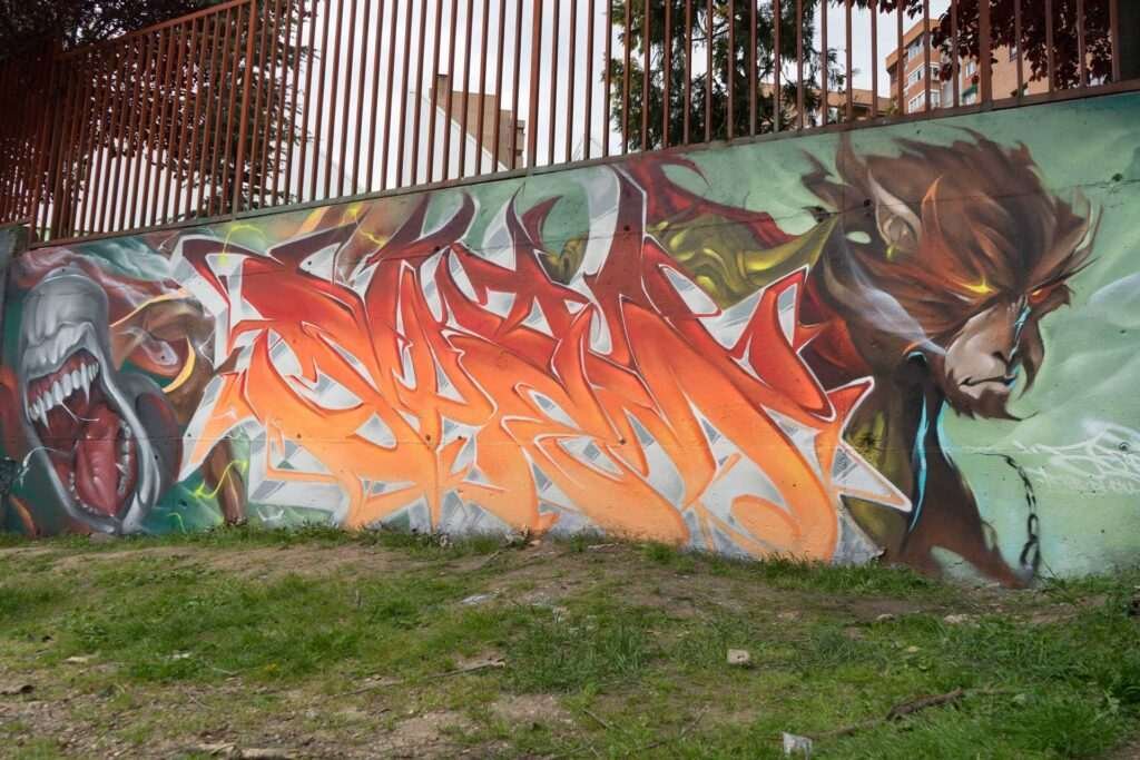 Mural Graffiti mono