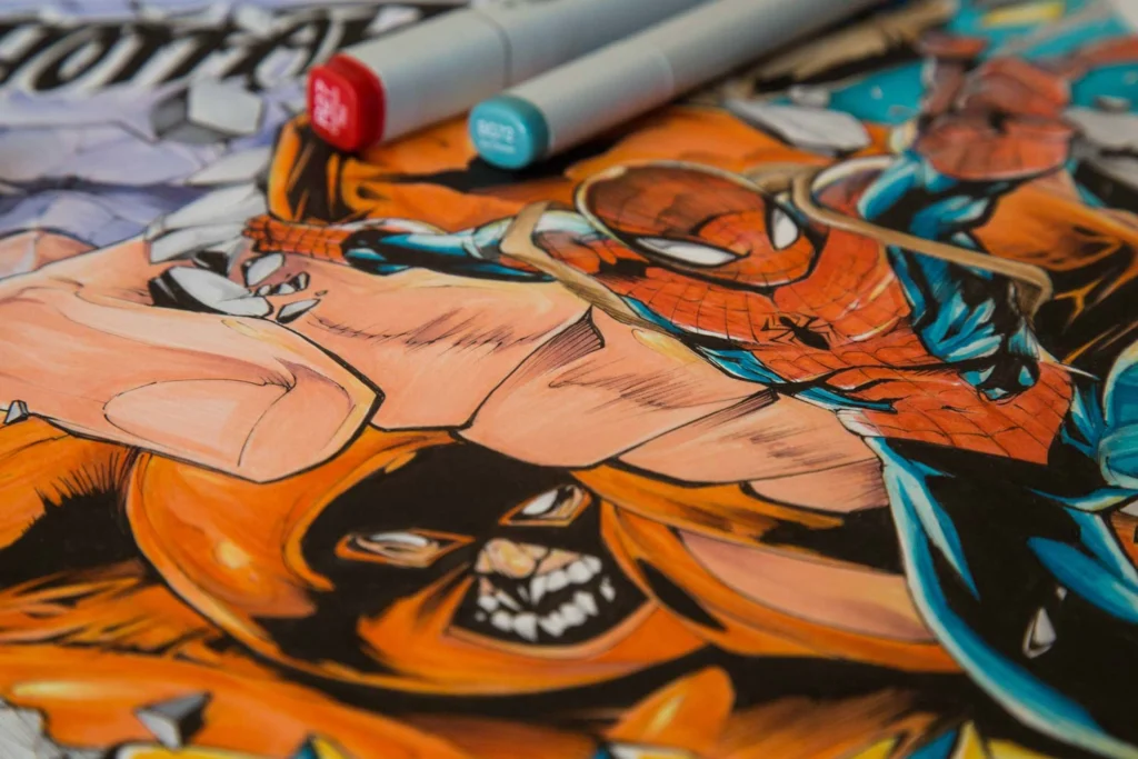Ilustración personalizada cómic juggernaut xmen