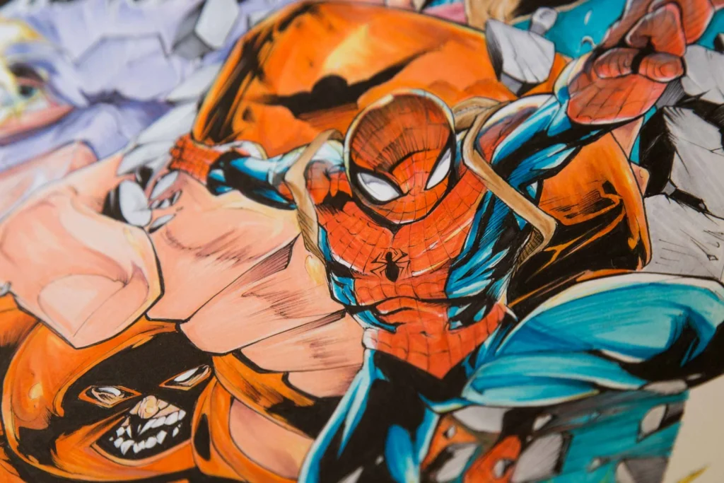 Ilustración personalizada cómic juggernaut xmen