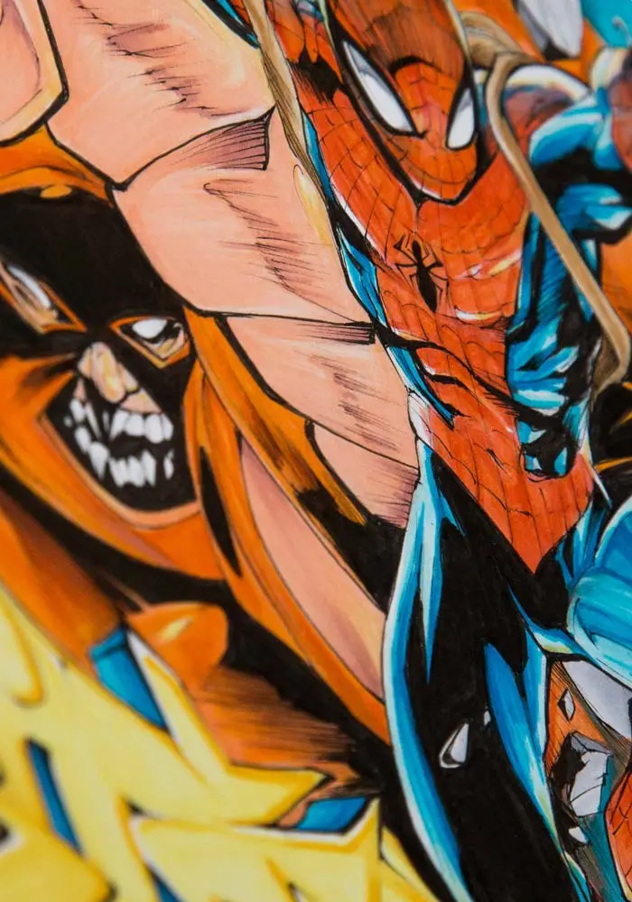 Ilustración personalizada cómic juggernaut xmen
