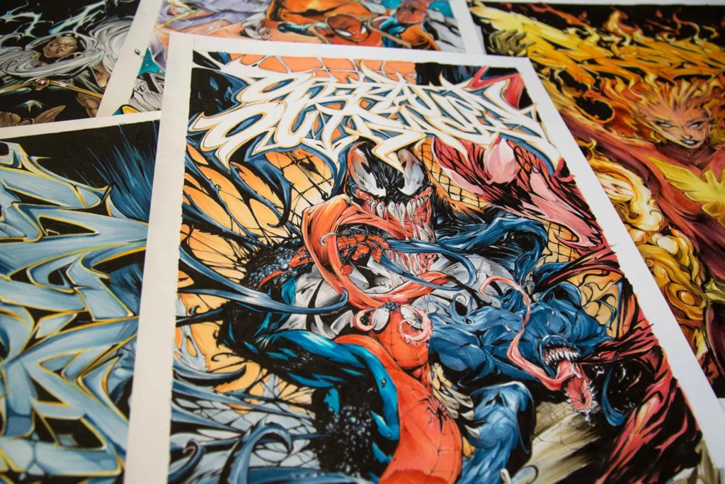 ilustracion venom comic