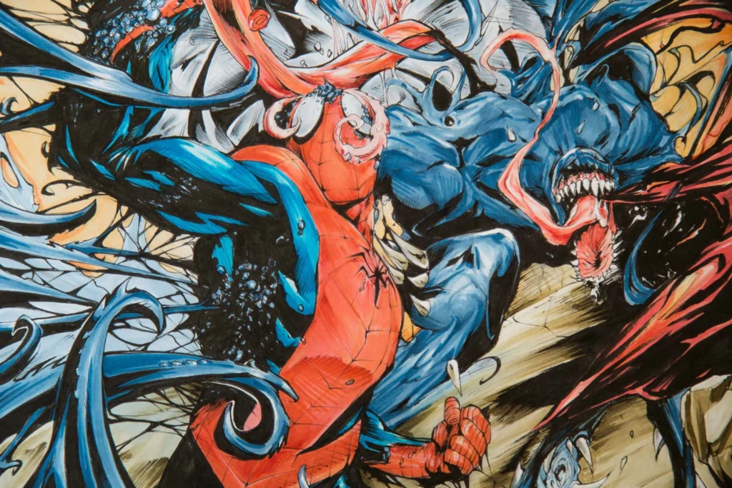 ilustracion venom comic