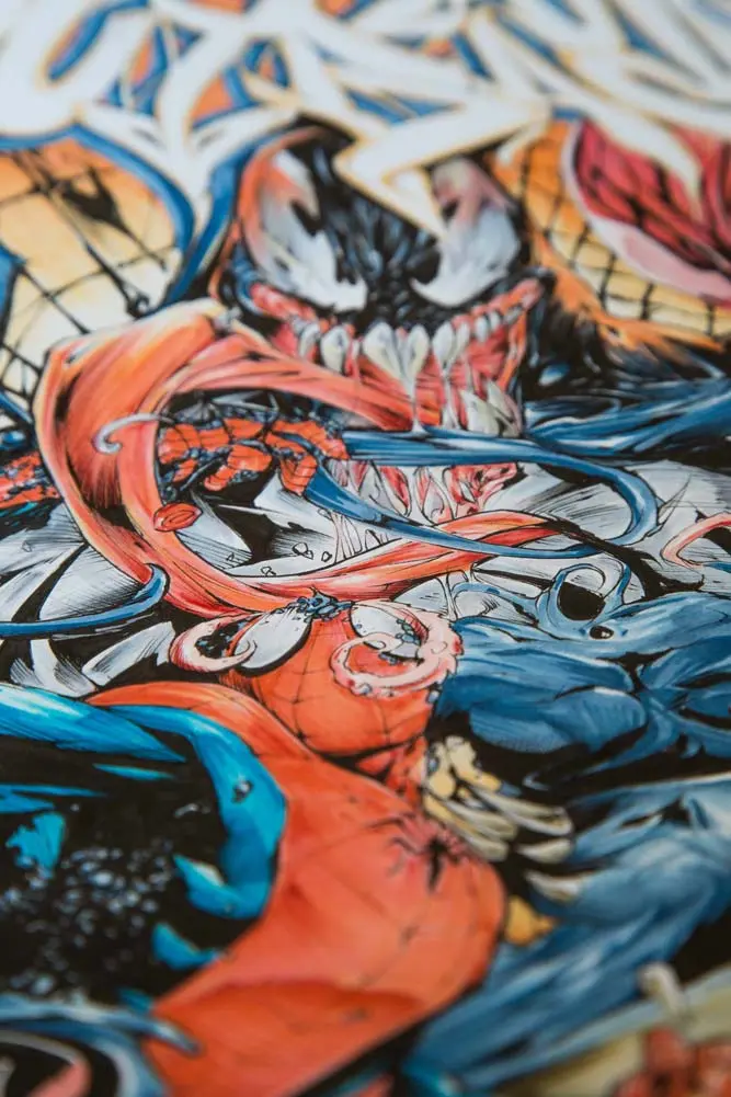 ilustracion venom comic