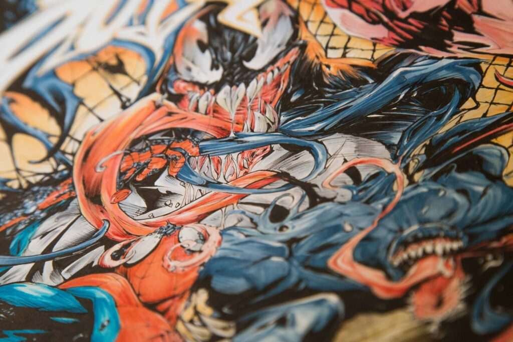 ilustracion venom comic