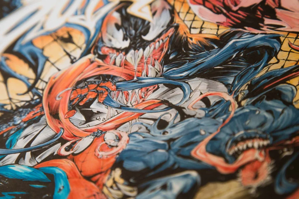 ilustracion venom comic