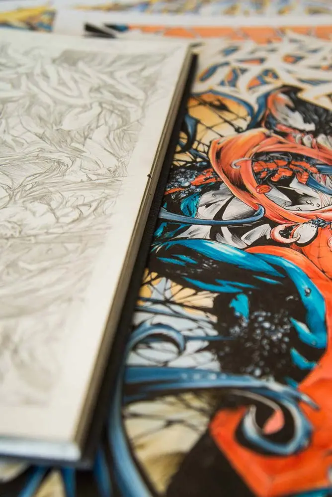 ilustracion venom comic