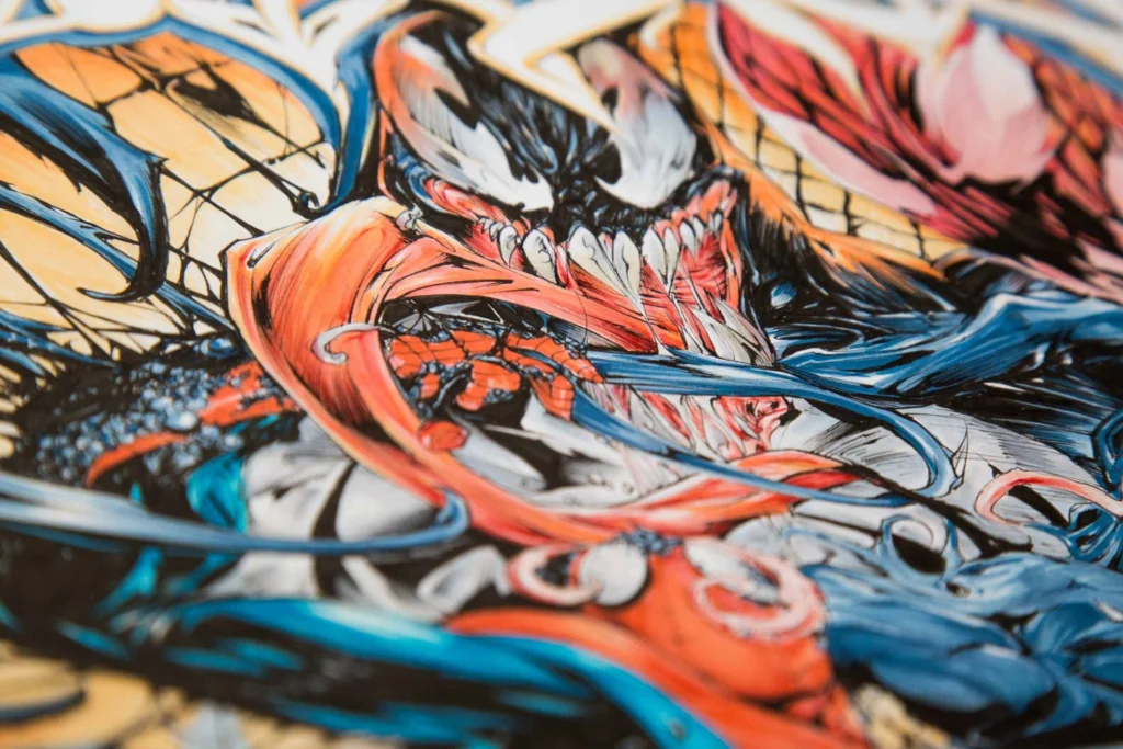 ilustracion venom comic