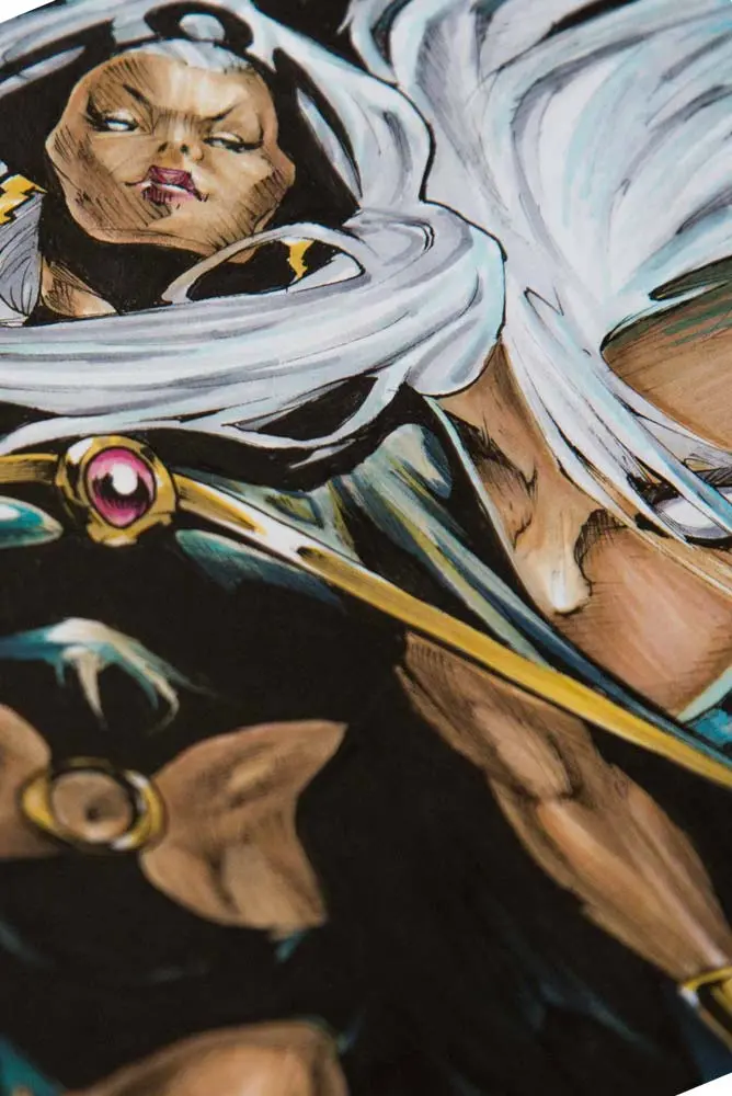Ilustración personalizada cómic tormenta xmen