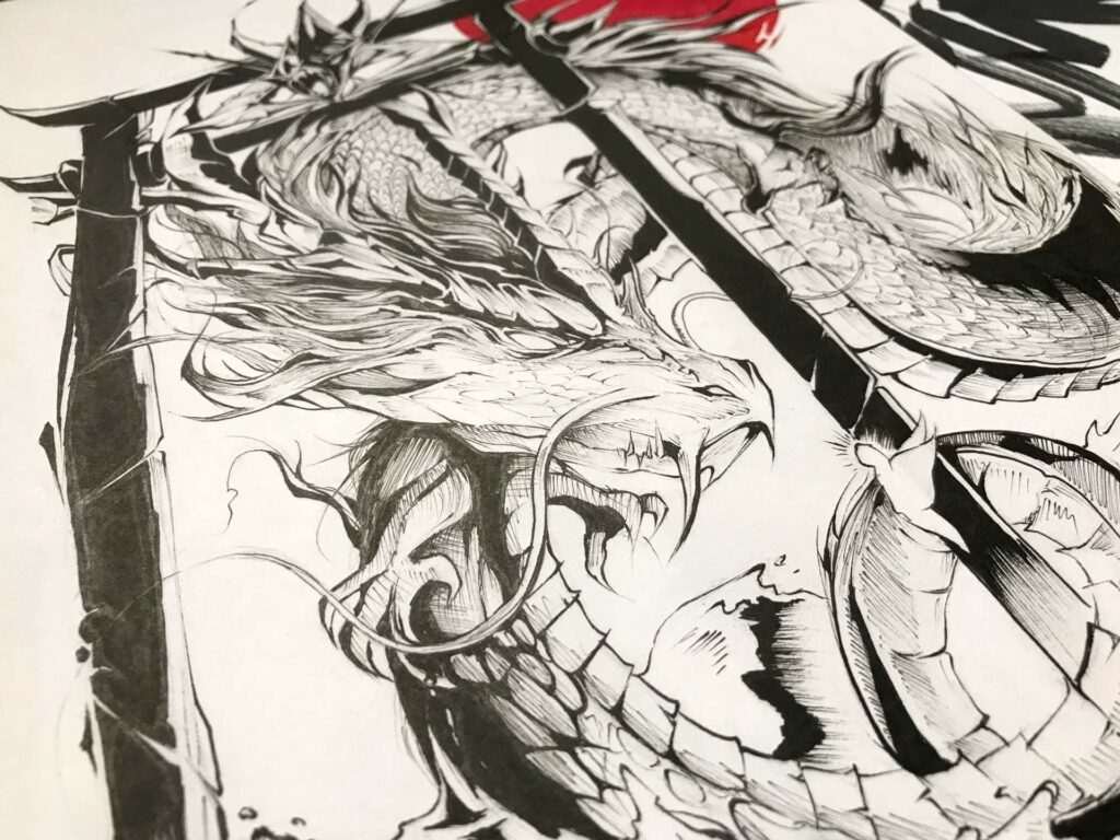Ilustración mágica y personalizada de fantasía
