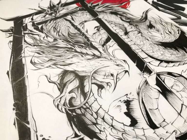 Ilustración mágica y personalizada de fantasía
