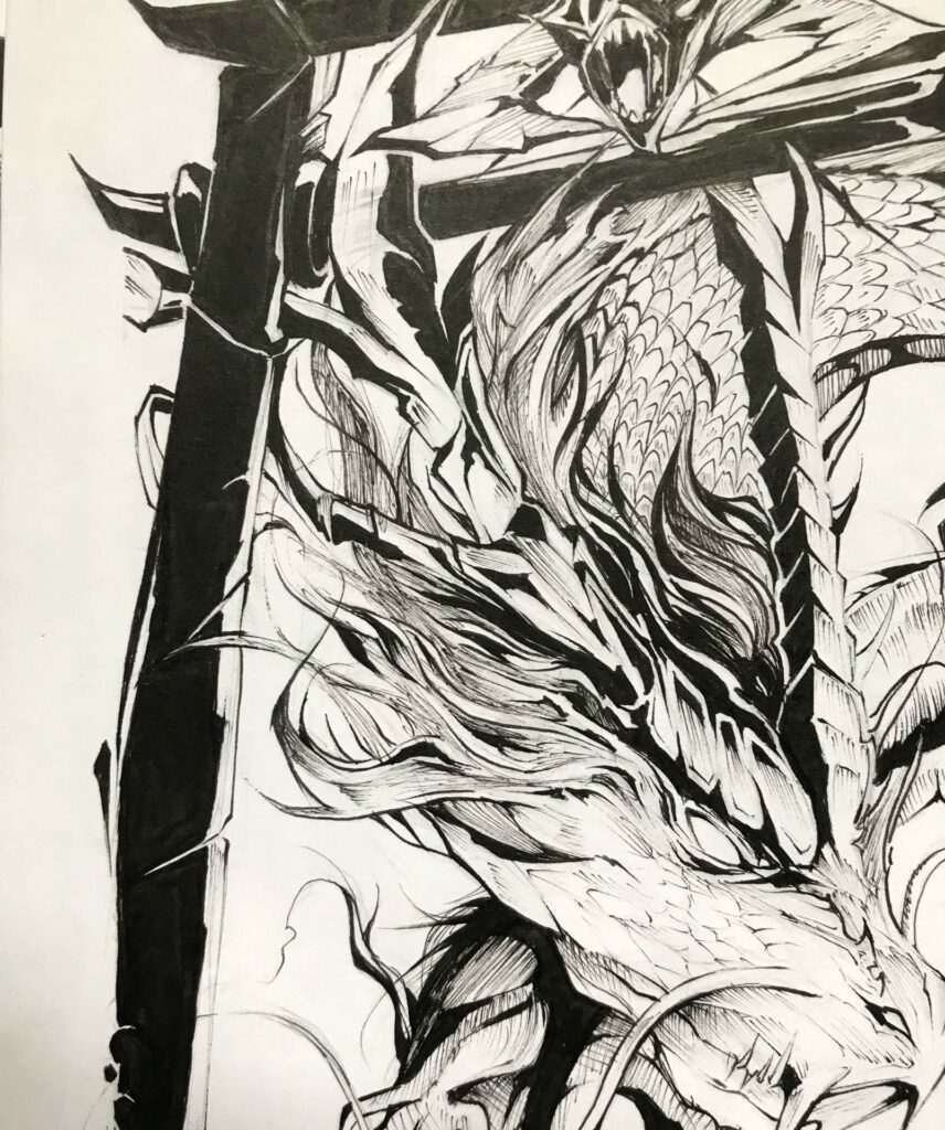 Ilustración mágica y personalizada de fantasía
